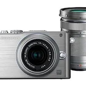 【中古】（非常に良い）OLYMPUS ミラーレス一眼 PEN Lite E-PL3 ダブルズームキット シルバー E-PL3 DZKIT SLV