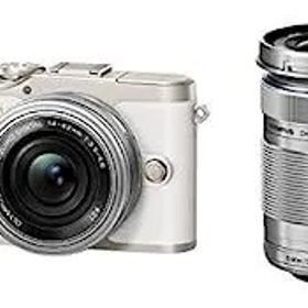 【中古】（非常に良い）OLYMPUS ミラーレス一眼カメラ PEN E-PL9 ダブルズームキット ホワイト
