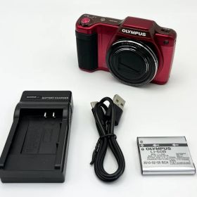 ★フォロワー様限定クーポン配布中★オリンパス OLYMPUS デジタルカメラ デジカメ STYLUS スタイラス SZ-15 RD [レッド]【中古】【良い】【20304266-0808】