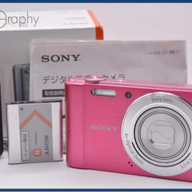 【動作保証】 ソニー SONY Cyber-shot DSC-W810 6x 元箱、バッテリー、充電器、取扱説明書付属 同梱無料 #ak783