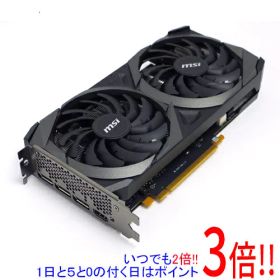 【中古】MSI グラフィックボード GeForce RTX 3060 Ti VENTUS 2X 8G OCV1 LHR PCIExp 8GB