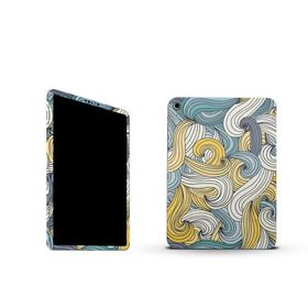 MightySkins Apple iPad 10.9" 10th Gen (2022) 用フルラップキット「Turbulence」保護デカールラップ 着脱簡単