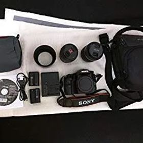【中古】SONY ミラーレス一眼 α57 ダブルズームレンズキット DT 18-55mm F3.5-5.6 SAM＋DT 55-200mm F4-5.6 SAM付属 SLT-A57Y tf8su2k