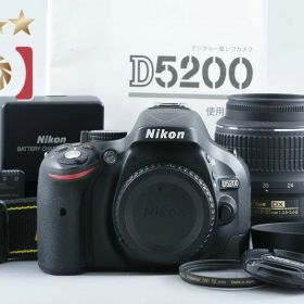 【中古】Nikon ニコン D5200 18-55 VR レンズキット ブラック