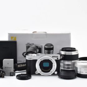 ★美品★ニコン Nikon 1 J5 10-30mm F3.5-5.6 30-110mm F3.8-5.6★ Y2351 #6015