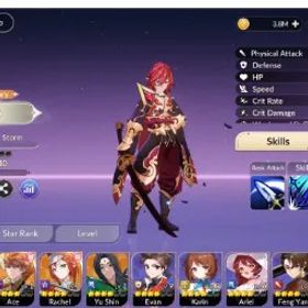 Seven Knights Re:BIRTH [Re;BIRTH] Global Fresh Starter 4 Legendary (Teo, Yu Shin, Ace, Rachel) | Log Netmarbel | Check SS (SKR750)