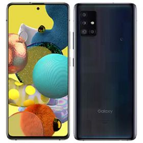 SAMSUNG au 【SIMロック解除済み】 Galaxy A51 5G プリズム ブリックス ブラック 6GB 128GB SCG07