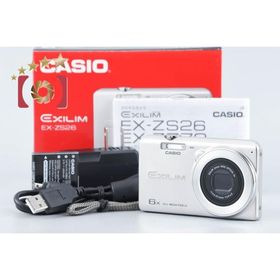 【中古】CASIO カシオ EXILIM EX-ZS26 シルバー コンパクトデジタルカメラ 元箱付き