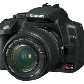 【中古】Canon キヤノン EOS Kiss Digital N レンズキット ブラック