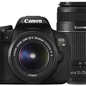 【中古】【非常に良い】Canon デジタル一眼レフカメラ EOS Kiss X6i ダブルズームキット EF-S18-55mm/EF-S55-250mm付属 KISSX6i-WKIT