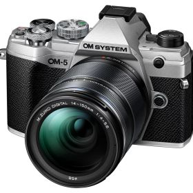 新品 OMデジタルソリューションズ ミラーレス OM SYSTEM OM-5 14-150mm II レンズキット [シルバー] メーカー保証書無