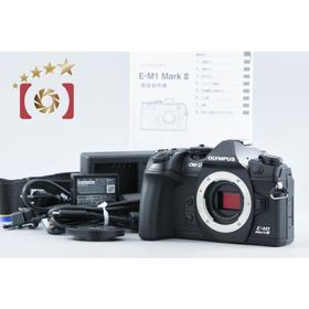 【中古】OLYMPUS オリンパス OM-D E-M1 Mark III ブラック ミラーレス一眼カメラ