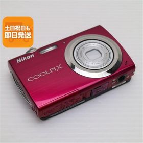 超美品 COOLPIX S230 ローズレッド 即日発送 Nikon デジカメ デジタルカメラ 本体 あすつく 土日祝発送OK