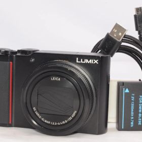 Panasonic LUMIX TX2 DC-TX2-K ブラック 1.0型センサー 光学15倍ズーム 4K動画 旅行にも持ち出しやすい高倍率コンパクト