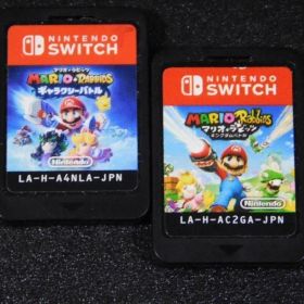 ＠★スイッチ★マリオ＋ラビッツ ギャラクシーバトル＆キングダムバトル（共にソフト