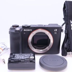 【6,462回 美品】SONY α7C ボディ ブラック ILCE-7C フルサイズ ミラーレス一眼カメラ