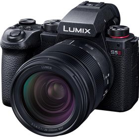 【新品】パナソニック ミラーレス一眼 LUMIX S5II 高倍率ズームレンズキット 28-200mm フルサイズ ブラック DC-S5M2H