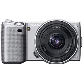 【中古】「非常に良い」ソニー SONY デジタル一眼α NEX-5 薄型広角レンズキット シルバー NEX-5A/S