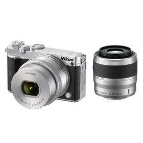 Nikon ミラーレス一眼 Nikon1 J5 ダブルズームキット シルバー J5WZSL