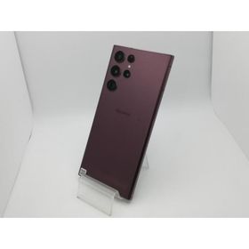 【中古】SAMSUNG docomo 【SIMフリー】 Galaxy S22 Ultra バーガンディ 12GB 256GB SC-52C【立川フロム中武】保証期間１ヶ月【ランクC】