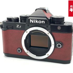 【中古】 【良品】 ニコン Zf ボディ ブラック プレミアムエクステリア張替済み ボルドーレッド