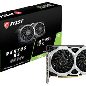 【中古】 MSI GeForce GTX 1660 VENTUS XS 6G OC グラフィックスボード VD7292