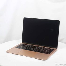 【中古】Apple(アップル) MacBook Air 13.3-inch Mid-2019 MVFM2J／A Core_i5 1.6GHz 8GB SSD128GB ゴールド 〔10.15 Catalina〕 【276-ud】