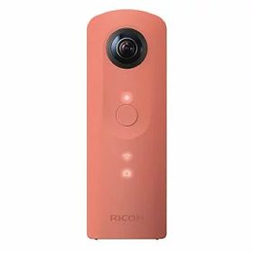 【中古】【39shop】RICOH★360度カメラ RICOH THETA SC ピンク 全天球カメラ 910741（良い）