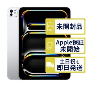 iPad Pro 11インチ M4 Wi-Fi 2TB 第5世代【A2836】Nano-textureガラス シルバー MWR93J/A Apple 未開封 KP7G