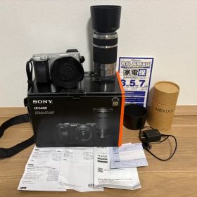 【美品】SONY α6400 ダブルレンズキット シルバー 元箱付 動作確認済