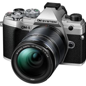 OMデジタルソリューションズ(OM Digital Solutions) OM SYSTEM OM-5 14-150mm II レンズキット [シルバー] 新品 送料無料