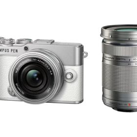 OM SYSTEM PEN E-P7 EZダブルズームキット ホワイト(E-P7WZK WHT) 取り寄せ商品