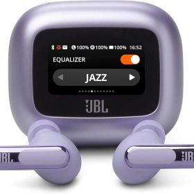 [在庫処分] JBL LIVE BEAM 3 ワイヤレスイヤホン JBLLIVEBEAM3PUR パープル 防水 コードレス ワイヤレス充電 ハイレゾ 送料無料 正規品 新品 未使用 未開封 在庫限りイヤーホン ジェービーエル