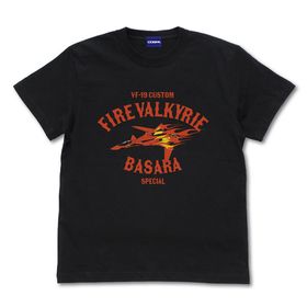 マクロス7 VF-19改 エクスカリバー 熱気バサラスペシャル Tシャツ/BLACK-XL