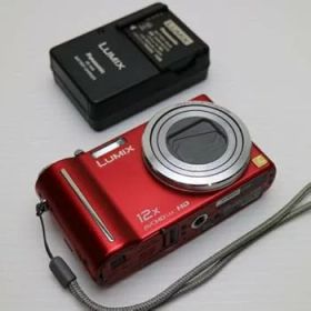 【中古】【39shop】パナソニック★デジタルカメラ LUMIX1010万画素 光学12倍ズームレッドDMCTZ7R DMC-TZ7-R(非常に良い)