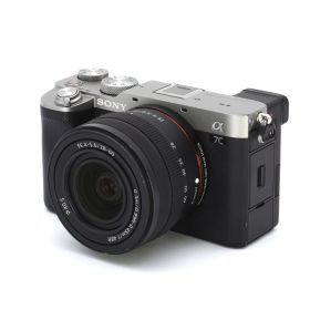 【中古】SONY(ソニー) フルサイズ ミラーレス一眼カメラ α7C ズームレンズキット(同梱レンズ:SEL2860) シルバー ILCE-7CL S