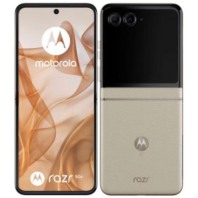 motorola razr 50s 256GB SIMフリー 5G AI コンパクト 折りたたみ デュアルディスプレイ 6.9型有機EL XT2453-7 ハイレゾ 特典付 ソフトバンク版 SIMフリー smoto50wh-a30z7 クリーニング済み 動作確