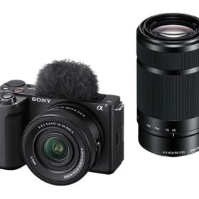 SONY VLOGCAM ZV-E10M2X ダブルズームレンズキット ブラック ミラーレスカメラ ブログカム ソニー