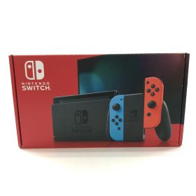 【中古美品】 Nintendo Switch ニンテンドースイッチ 本体 Joy-Con(L) ネオンブルー (R) ネオンレッド 2019モデル ゲーム 034-250416-mh-09-fuz 万代Net店