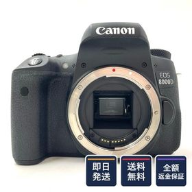【全額返金保証】【最速発送】Canon デジタル一眼 EOS 8000D ボディ ブラック 美品 動作確認済
