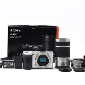 ■美品■ SONY α6400 ダブルズームレンズキット《元箱メーカー保証書付》