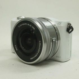 【中古】 (ソニー) SONY α5100+E PZ16-50/3.5-5.6OSS ホワイト【中古カメラ デジタル一眼】 ランク：B