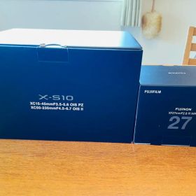 【美品】富士フィルム X-S10 XF27mmF2.8 純正電池6個 セット