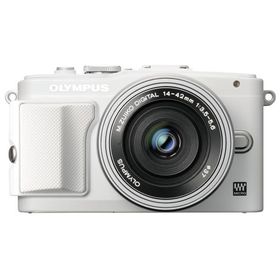 OLYMPUS ミラーレス一眼 PEN Lite E-PL6 EZレンズキット ホワイト E-PL6 EZ LKIT WHT