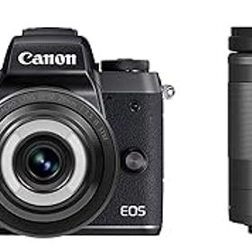 【中古】［非常に良い］Canon ミラーレス一眼カメラ EOS M5 クリエイティブマクロ ダブルレンズキット EF-M28mmF3.5IS EF-M18-150mm F3.5-6.3 IS付属 EOSM5-CMWLK