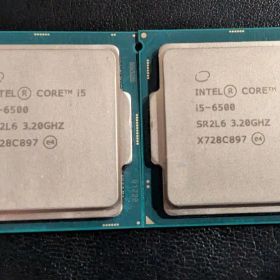 【中古品】インテルCPU CORE i5-6500 2個セット