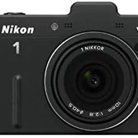 【中古】【39shop】Nikon★ミラーレス一眼カメラ Nikon 1 (ニコンワン) V1 (ブイワン) 薄型レンズキット ブラックN1 V1ULK BK（良い）