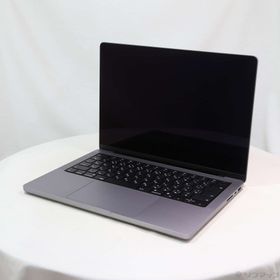 (中古)MacBook Pro 14.2-inch Late-2021 MKGP3J/A M1 Pro 8コアCPU_14コアGPU 16GB SSD512GB スペースグレイ (26.3 Tahoe)(258-ud)