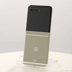 motorola razr 50 512GB サンドクリーム PB230001JP SIMフリー ［6.9インチ/3.6インチ有機EL／MediaTek Dimensity 7300X／RAM:12G