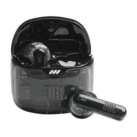 JBL TUNE FLEX GHOST ワイヤレスイヤホン bluetooth 2ウェイ装着/ノイズキャンセリング/IPX4/ブラック/JBLT